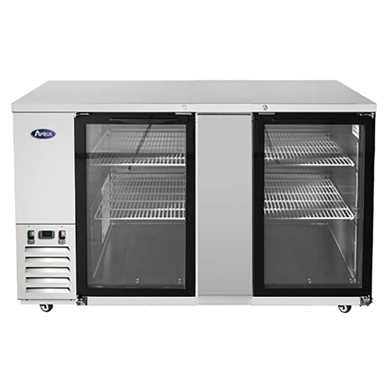 Atosa SBB69GRAUS Series 69" Shallow Double Door Back Bar Cooler - Various Configurations-Phoenix Food Equipment