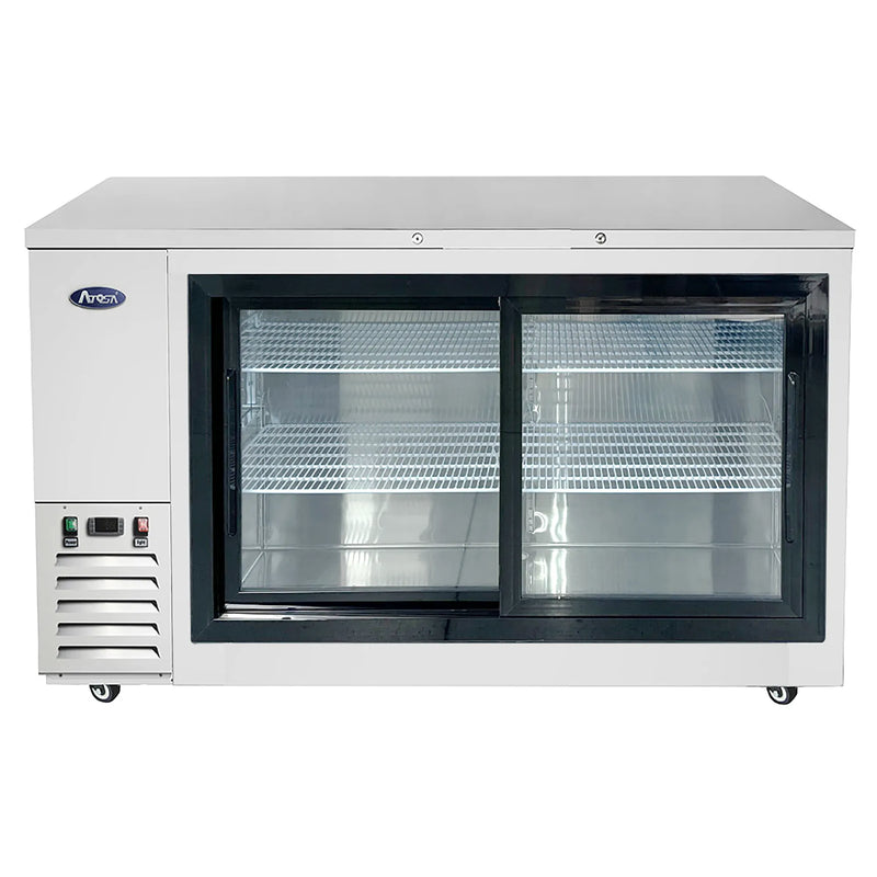 Atosa SBB69GRAUS Series 69" Shallow Double Door Back Bar Cooler - Various Configurations-Phoenix Food Equipment