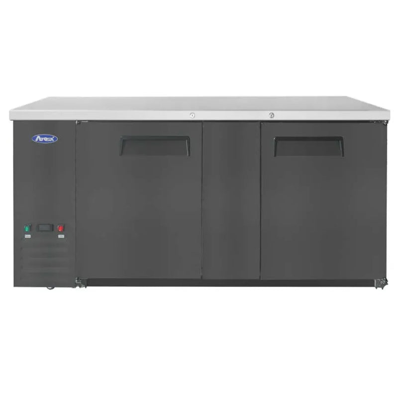 Atosa SBB69GRAUS Series 69" Shallow Double Door Back Bar Cooler - Various Configurations-Phoenix Food Equipment