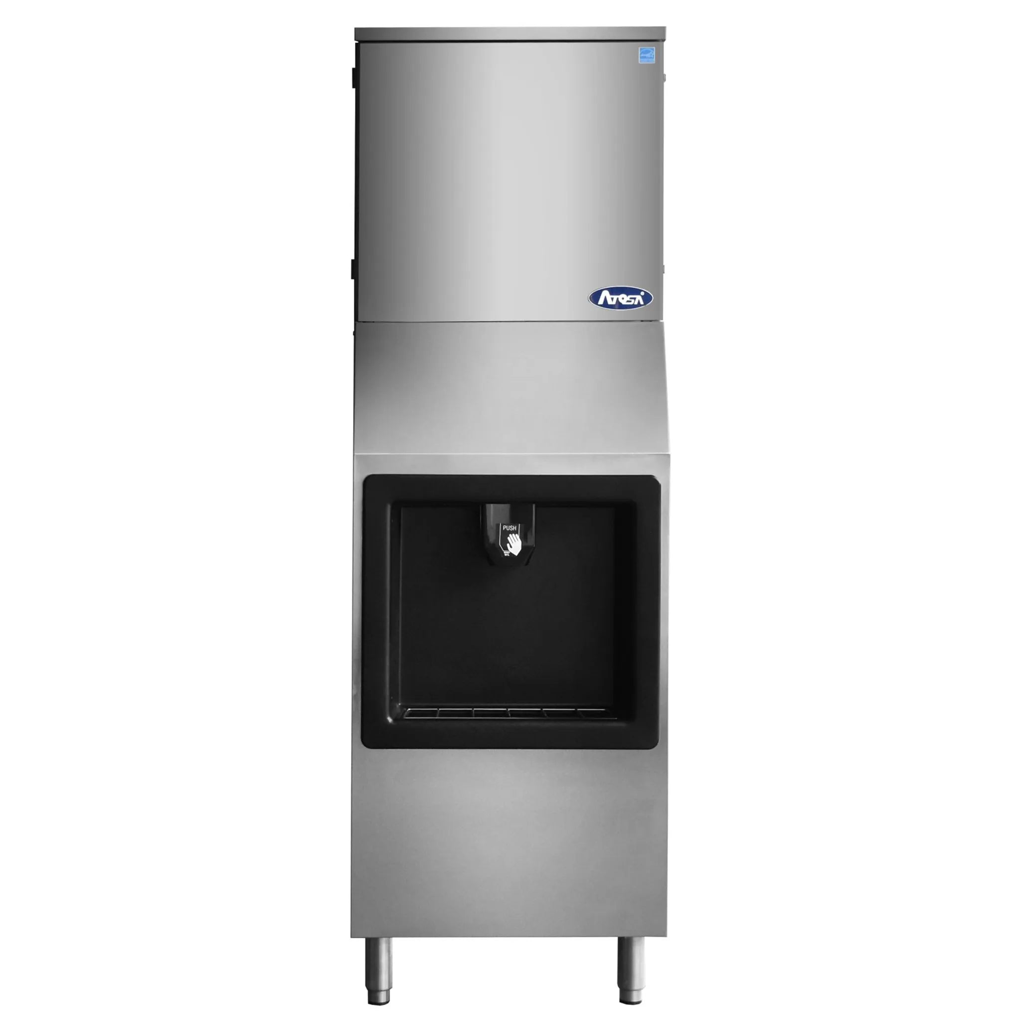 Atosa YDS0350A-161 Hotel Ice Dispenser, Cube Shaped Ice - 350LBS/24HRS, 160LBS Storage-Phoenix Food Equipment