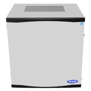 Atosa YR450-AP-161 30-inch stainless steel modular cube ice machine head, 460 lb per day, front view