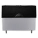 Atosa YR800-AP-261 30-inch modular ice machine paired with a large black and stainless steel ice bin