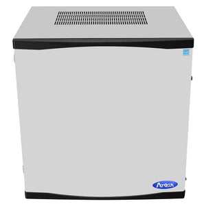Atosa YR800-AP-261 30-inch stainless steel modular cube ice machine head, 810 lb per day, front view