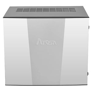 Atosa YRM0600A-261 30-inch stainless steel modular cube ice machine head, 600 lb per day, front view