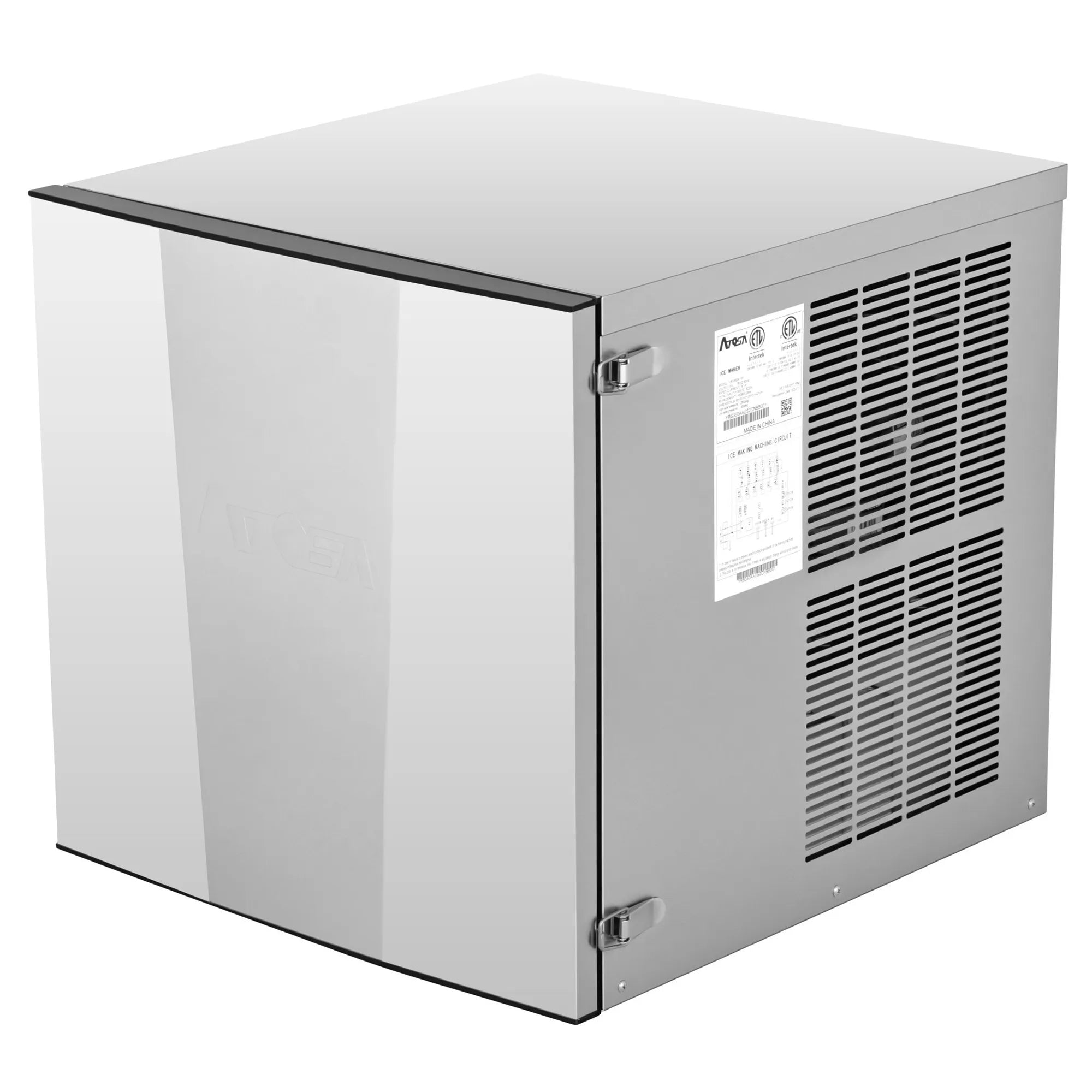 Atosa YRS0350A-161 22" Wide Modular Ice Machine, Cube Shaped Ice - 350LB/24HRS (BIN SOLD SEPARATELY)-Phoenix Food Equipment