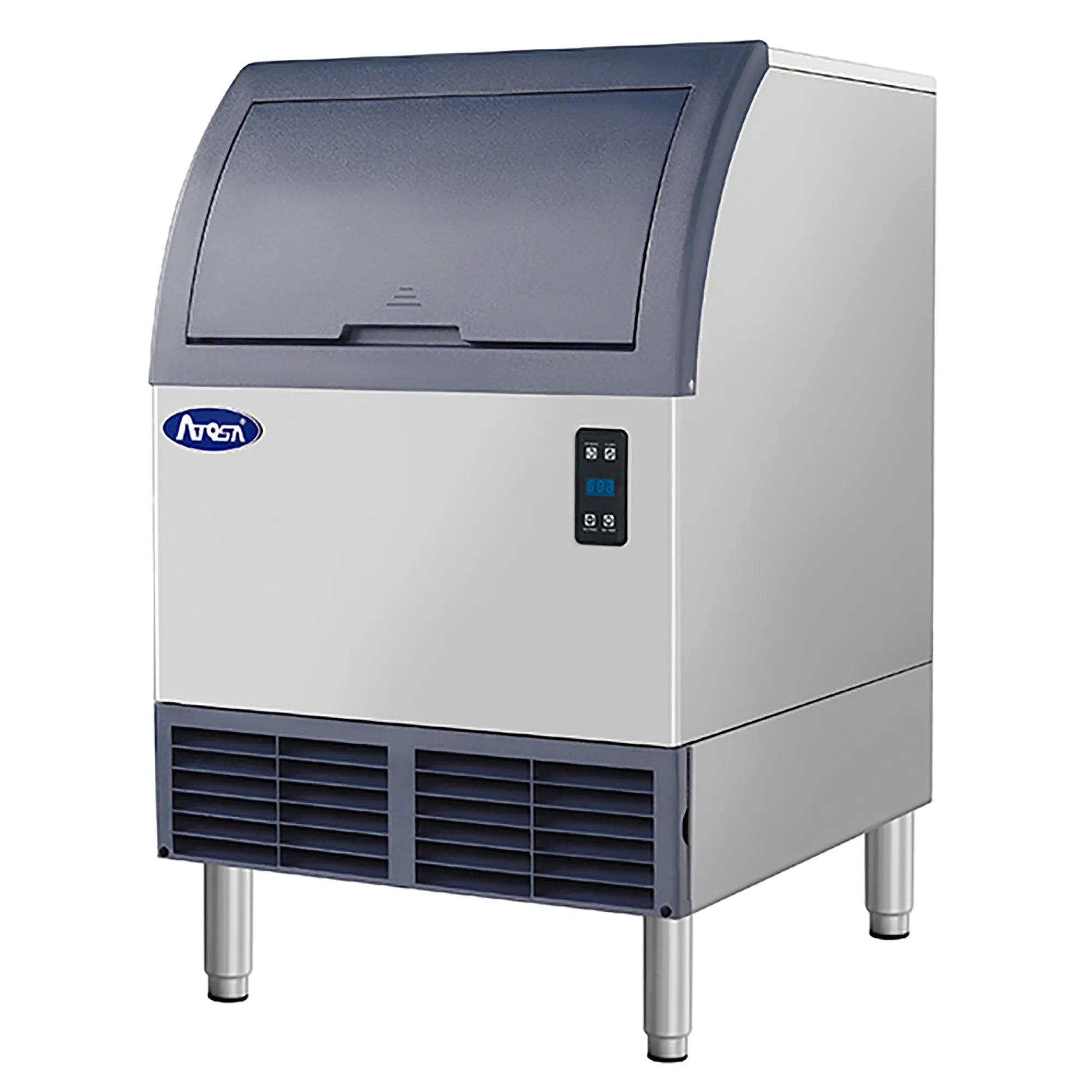 Atosa YRU0140A-161 Ice Machine, Cube Shaped Ice - 142LB/24HRS, 88LBS Storage-Phoenix Food Equipment