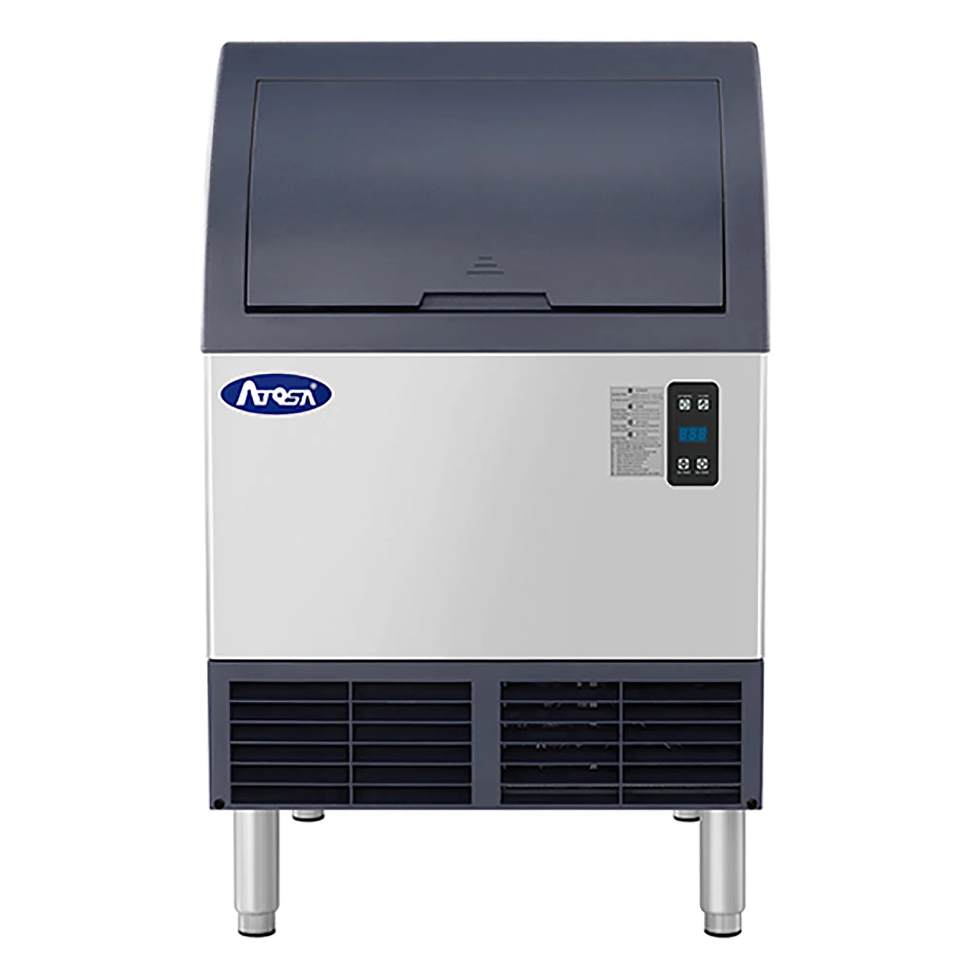 Atosa YRU0140A-161 Ice Machine, Cube Shaped Ice - 142LB/24HRS, 88LBS Storage-Phoenix Food Equipment