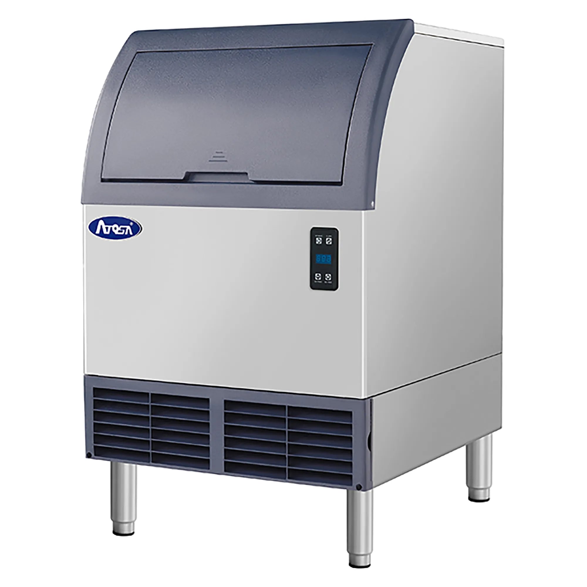 Atosa YRU0280A-161 Ice Machine, Cube Shaped Ice - 280LB/24HRS, 88LBS Storage-Phoenix Food Equipment