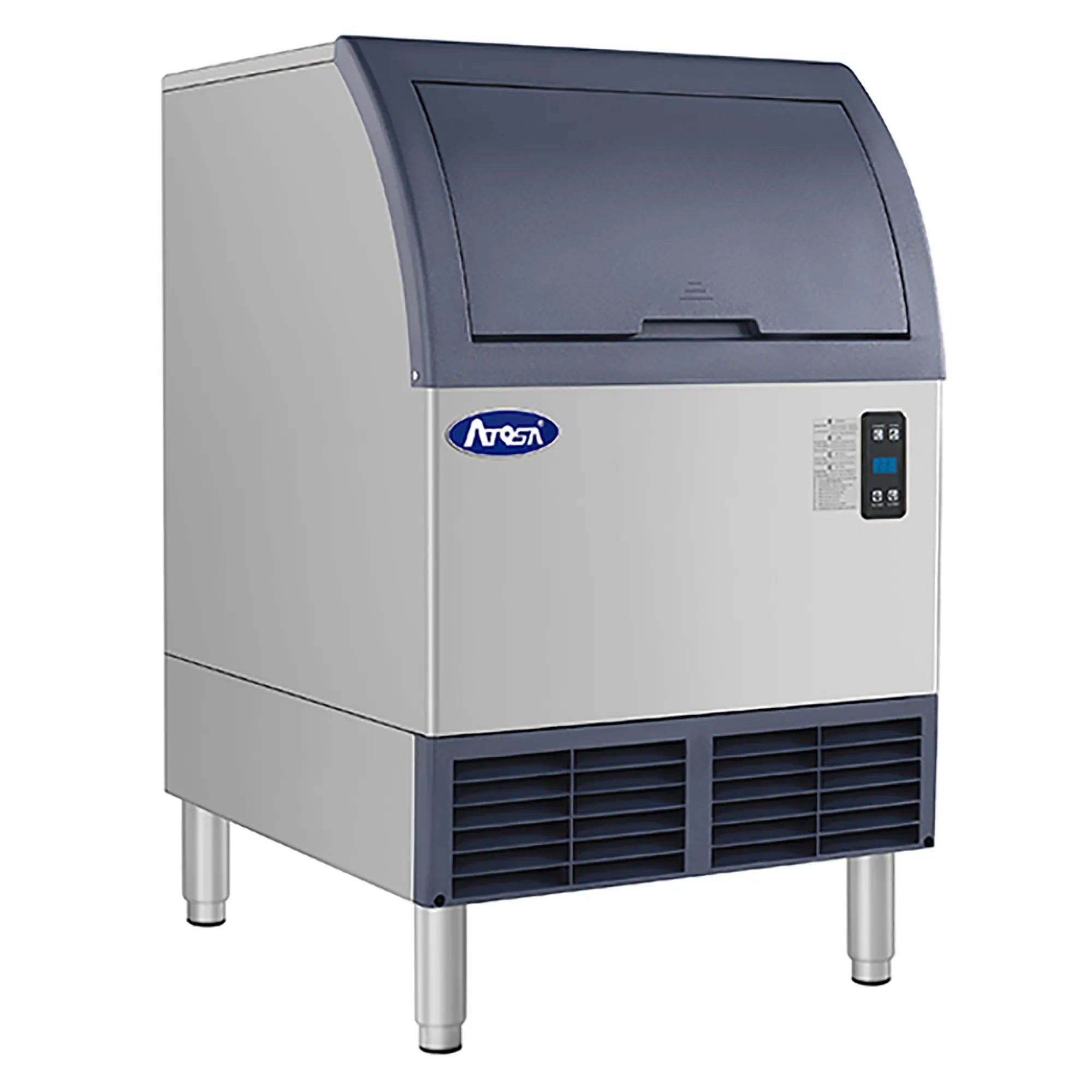 Atosa YRU0280A-161 Ice Machine, Cube Shaped Ice - 280LB/24HRS, 88LBS Storage-Phoenix Food Equipment