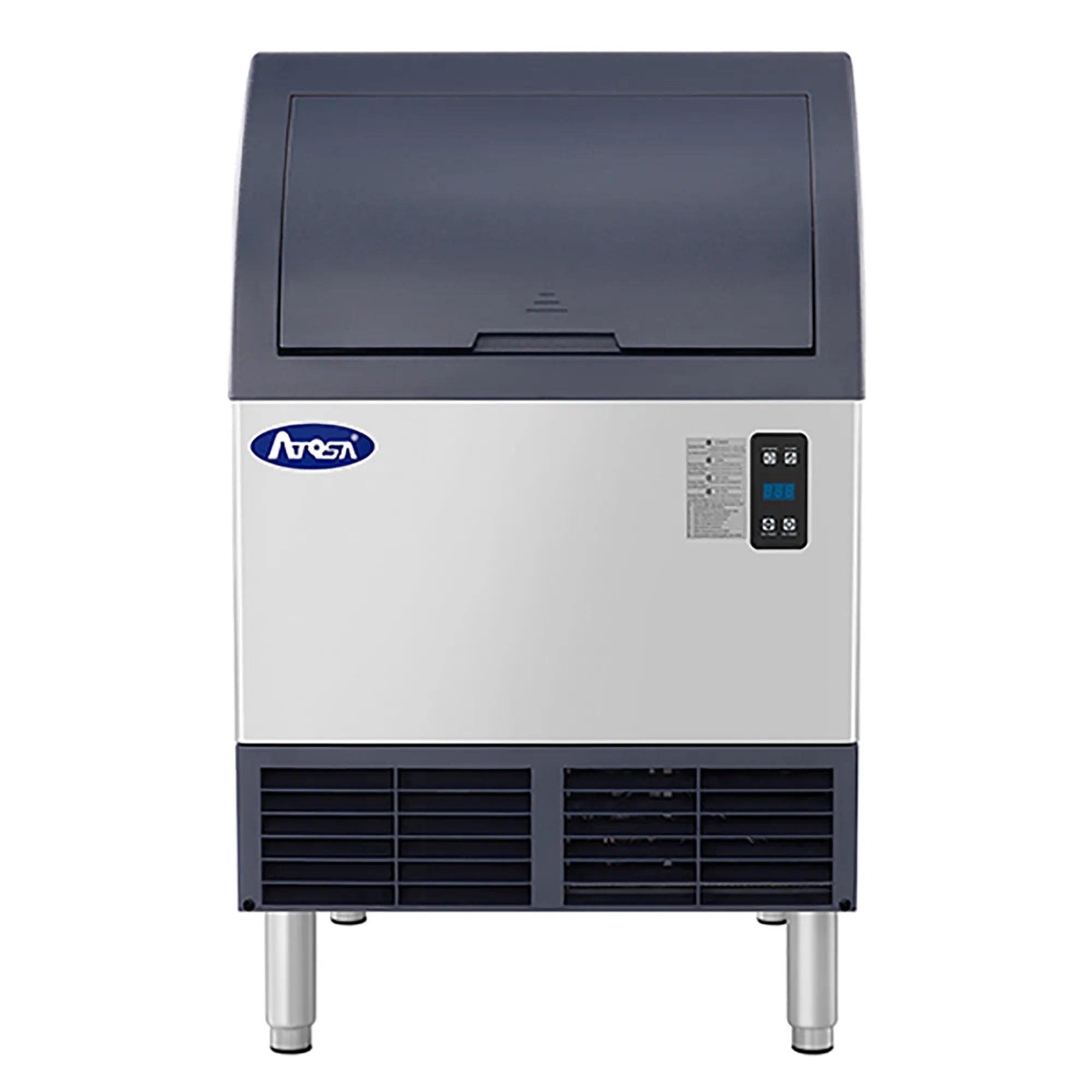 Atosa YRU0280A-161 Ice Machine, Cube Shaped Ice - 280LB/24HRS, 88LBS Storage-Phoenix Food Equipment