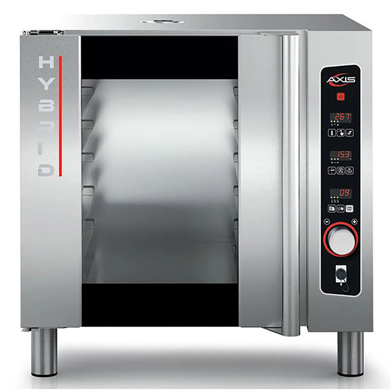 Axis AX-HYBRID Electric Counter Top Convection Oven With Humidity - 240V (Single Phase), Fits 5 Full Size Sheet Pans - Manual or Digital Controls-Phoenix Food Equipment
