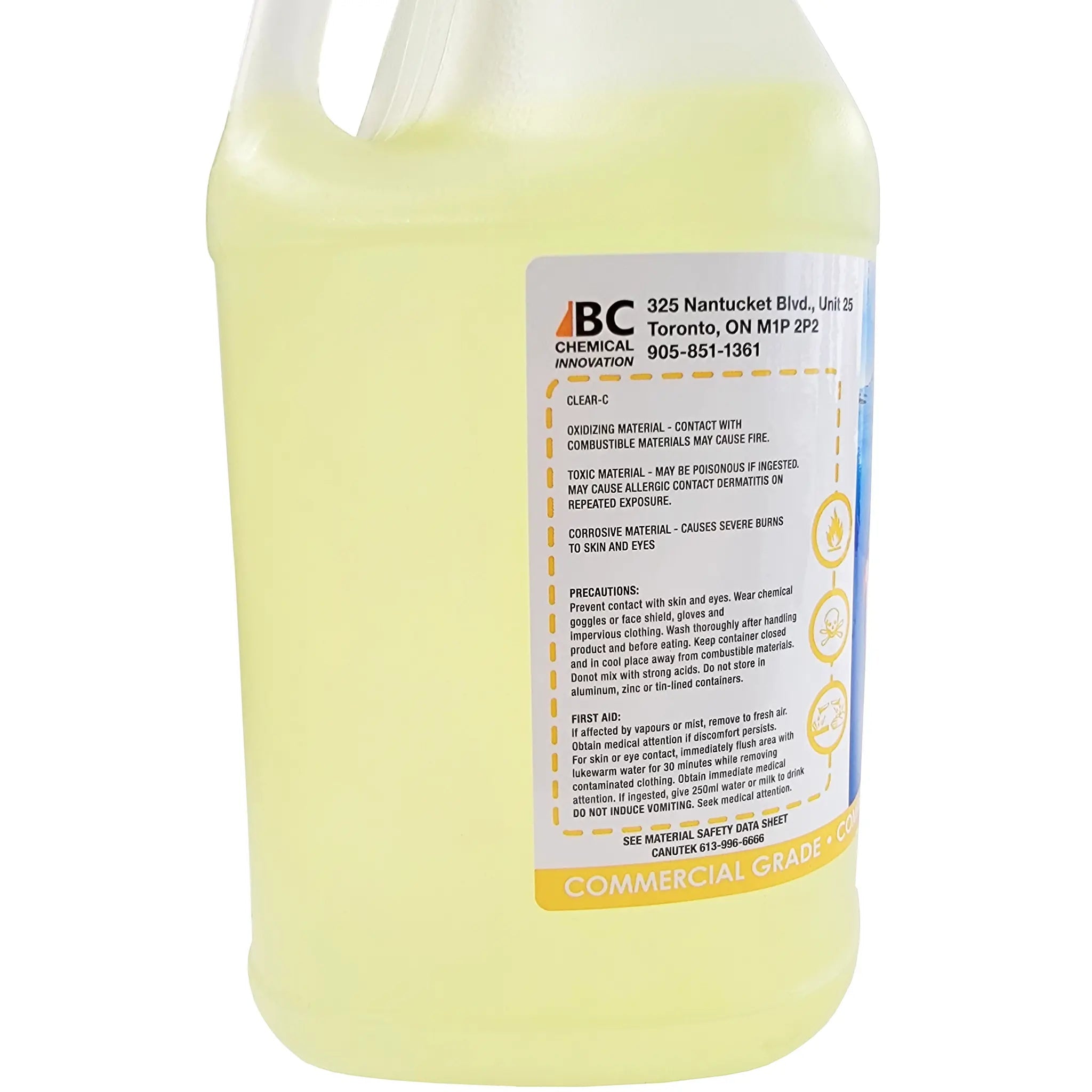 BC Chemical BCS Clear-C Concentrated Sanitizer-Phoenix Food Equipment