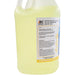 BC Chemical BCS Clear-C concentrated sanitizer jug, close-up of the back label with usage directions and warnings