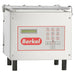Berkel 250-STD chamber vacuum packaging machine with lid closed, close-up of the digital control keypad