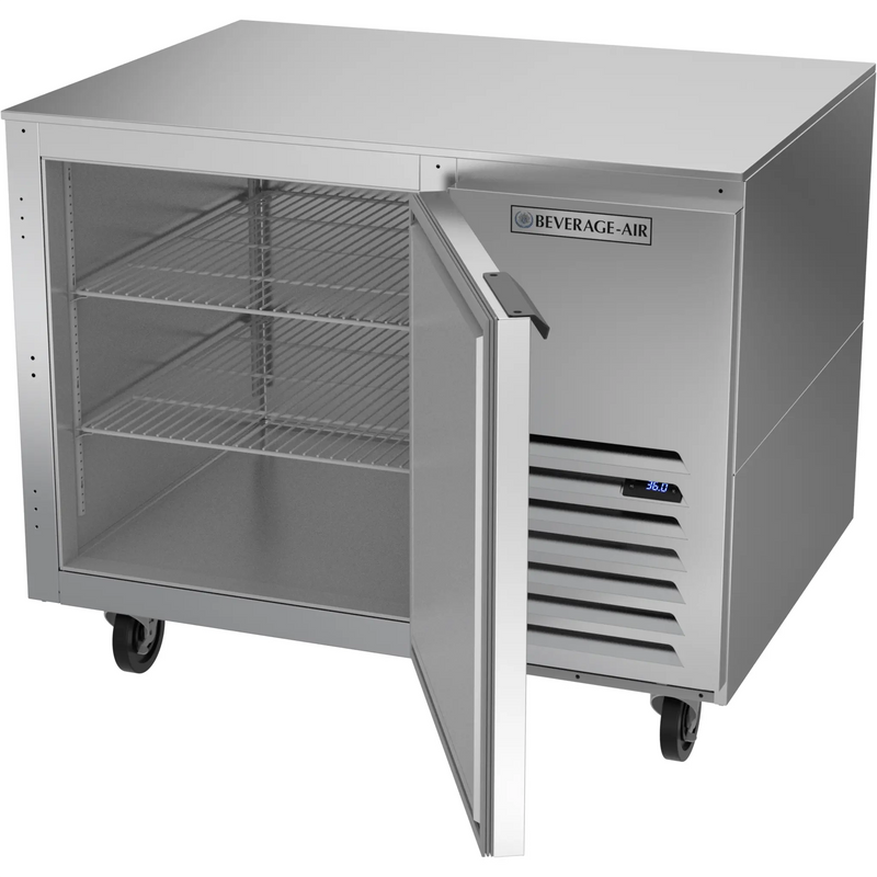Beverage Air WTR41AHC 41" Single Door Under Counter Refrigerator-Phoenix Food Equipment