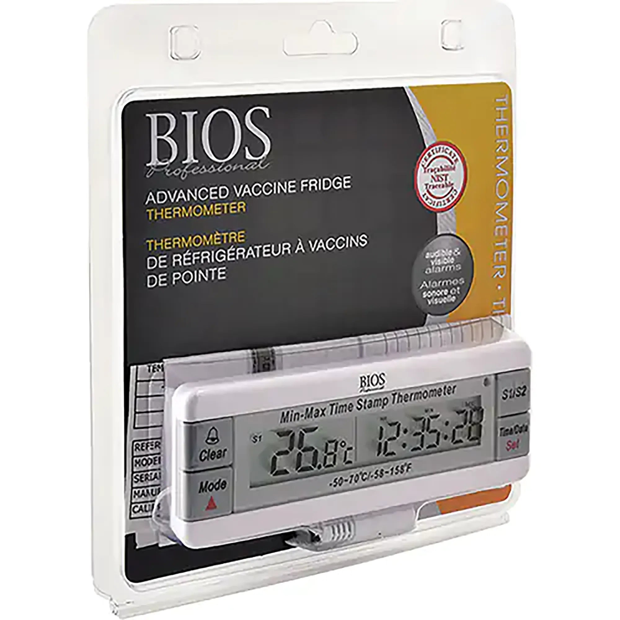 Bios 120SC Advanced Vaccine Refrigerator Thermometer-Phoenix Food Equipment