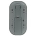 Bios 132HC wireless meat and poultry thermometer, rear view of the grey receiver with belt clip and battery cover