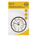 Bios DT500 magnetic surface thermometer with round analogue dial, shown in its yellow and white retail blister package