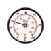 Bios DT500 magnetic surface thermometer, round analogue dial with Celsius and Fahrenheit scales, front view