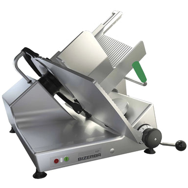 Bizerba GSP HI-150 Manual Illuminated Aluminum Meat Slicer - 13” Blade, 1/2 HP, Belt Drive, Various Configurations-Phoenix Food Equipment