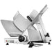 Bizerba GSP V 2-150 manual aluminum meat slicer with 13-inch blade and gravity-feed carriage, side view