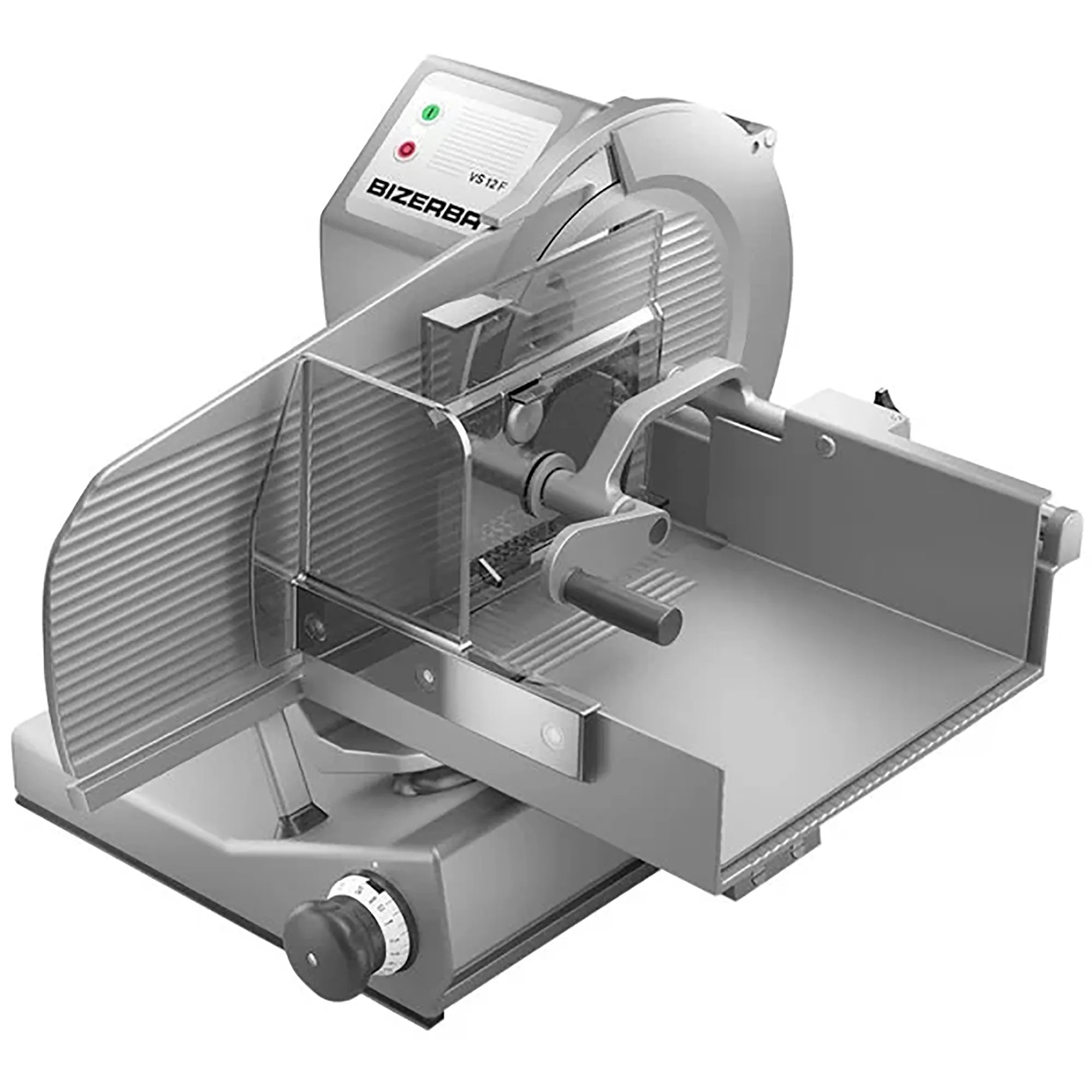 Bizerba VS 12 F-1 Manual Aluminum Meat Slicer - 13.8” Blade, 1/2 HP-Phoenix Food Equipment