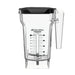 Blendtec 40-609-61 FourSide 32 oz blending jar in clear plastic with black lid, handle, and measurement markings