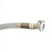 Blendtec JRE-612 blender jar rinsing station accessory, close-up of the braided water supply hose and fitting
