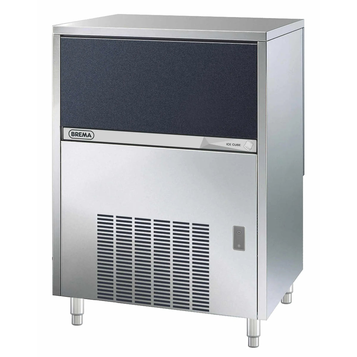 Brema CB640A-HC-AWS Under Counter Ice Machine, Cube Shaped Ice - 154LB ...