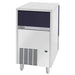Brema GB903A-HC under counter flake ice machine in stainless steel with dark front panel and vented lower front