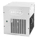 Brema TM140A-HC modular pebble ice machine head in stainless steel with embossed Brema logo, angled front view