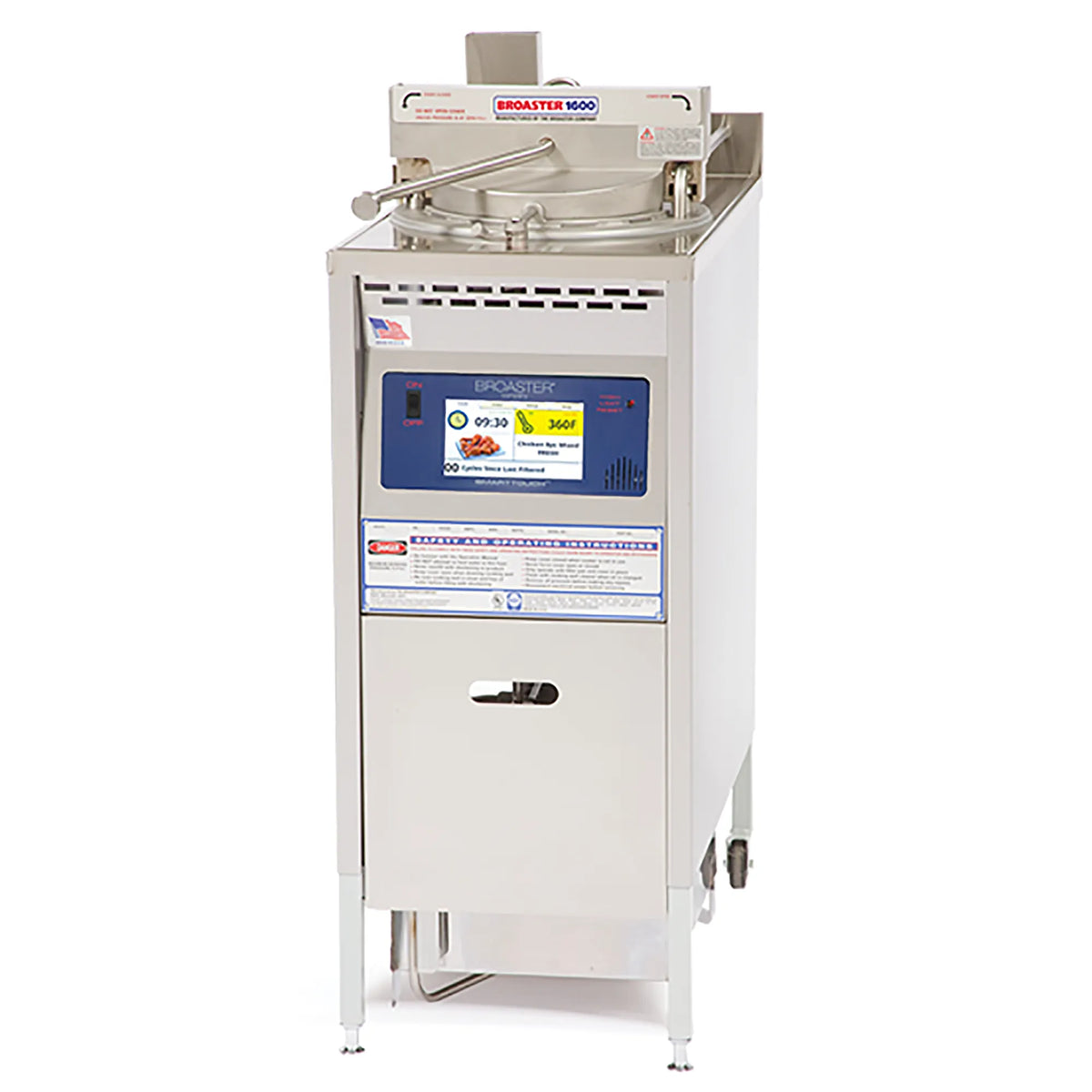Broaster 1600E Electric Pressure Fryer - 208-240V, 21LBS Capacity ...