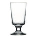 Browne CAPRI clear footed glass with tall straight-sided bowl and short stem, pack of 12, second size option