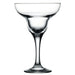 Browne CAPRI 10.5 oz clear glass margarita glass with stepped wide bowl and stemmed foot, sold in a pack of 12