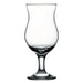 Browne CAPRI Poco 13.25 oz clear glass hurricane glass with curved tulip bowl and short stem, pack of 12