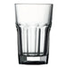 Browne CASABLANCA 9.5 oz clear glass hi-ball glass with paneled lower body and heavy base, sold in a pack of 12