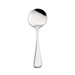 Browne CELINE stainless steel flatware set of 12, smaller round soup spoon option with beaded handle