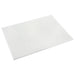 Browne colour-coded cutting board in white polyethylene, rectangular board shown from an angled top view
