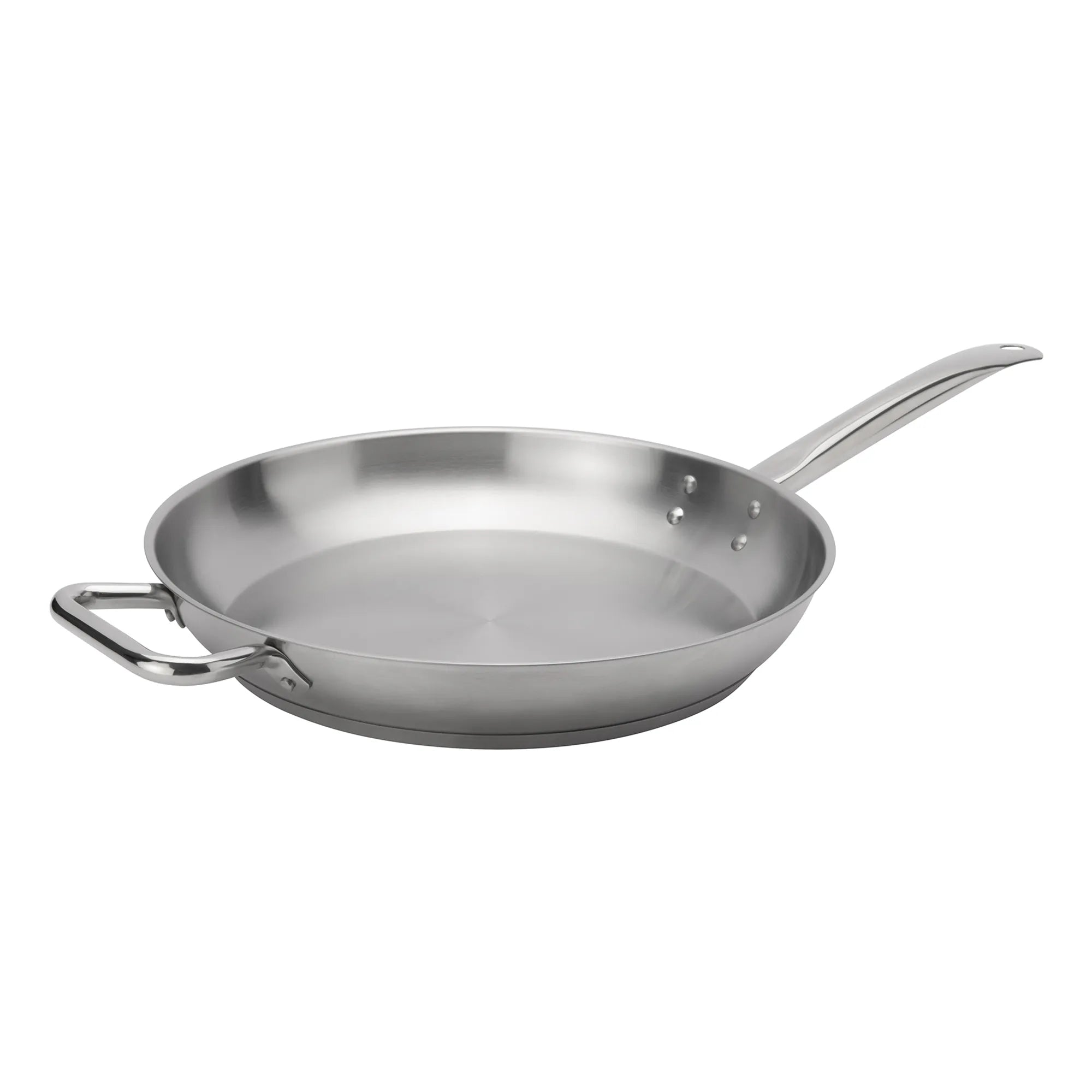 Browne ELEMENTS Stainless Steel Fry Pan - Various Sizes-Phoenix Food Equipment