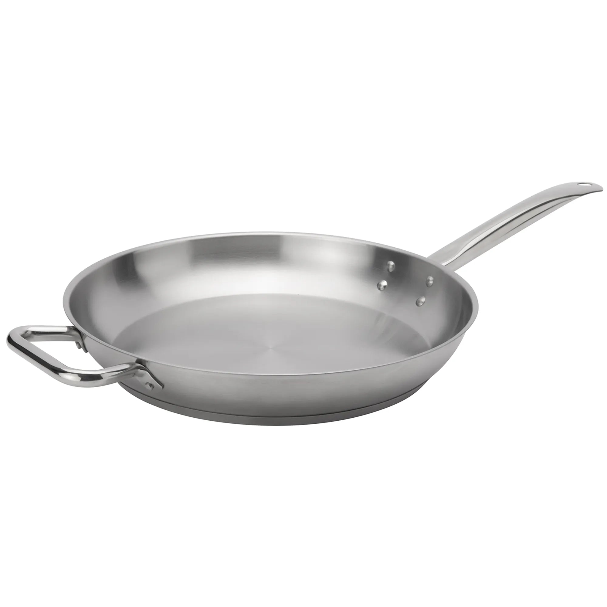 Browne ELEMENTS Stainless Steel Fry Pan - Various Sizes-Phoenix Food Equipment