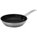 Browne ELEMENTS stainless steel non-stick Excalibur fry pan with black interior, medium-large size option