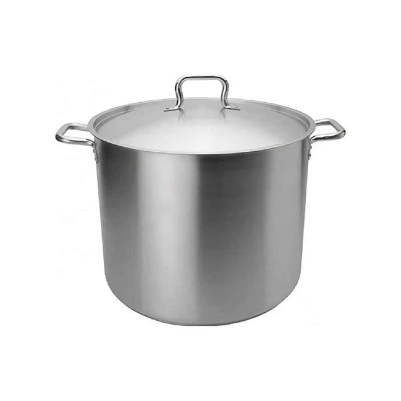 Browne ELEMENTS Stainless Steel Stock Pot With Cover - Various Sizes-Phoenix Food Equipment