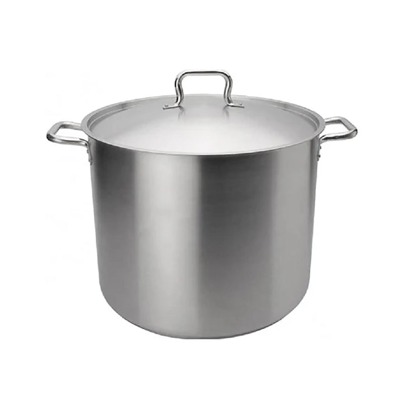 Browne ELEMENTS Stainless Steel Stock Pot With Cover - Various Sizes-Phoenix Food Equipment