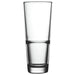Browne GRAND-STACK clear glass stackable hi-ball glass with tall slim body, pack of 12, tallest size option