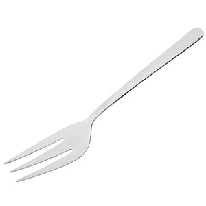 Browne NEW ERA 8.5-inch stainless steel cold meat fork with three tines and slim mirror-finish handle