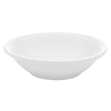 Browne PALM 5" White Porcelain Fruit Bowl (Pack of 12) - 4.75 Oz Capacity-Phoenix Food Equipment