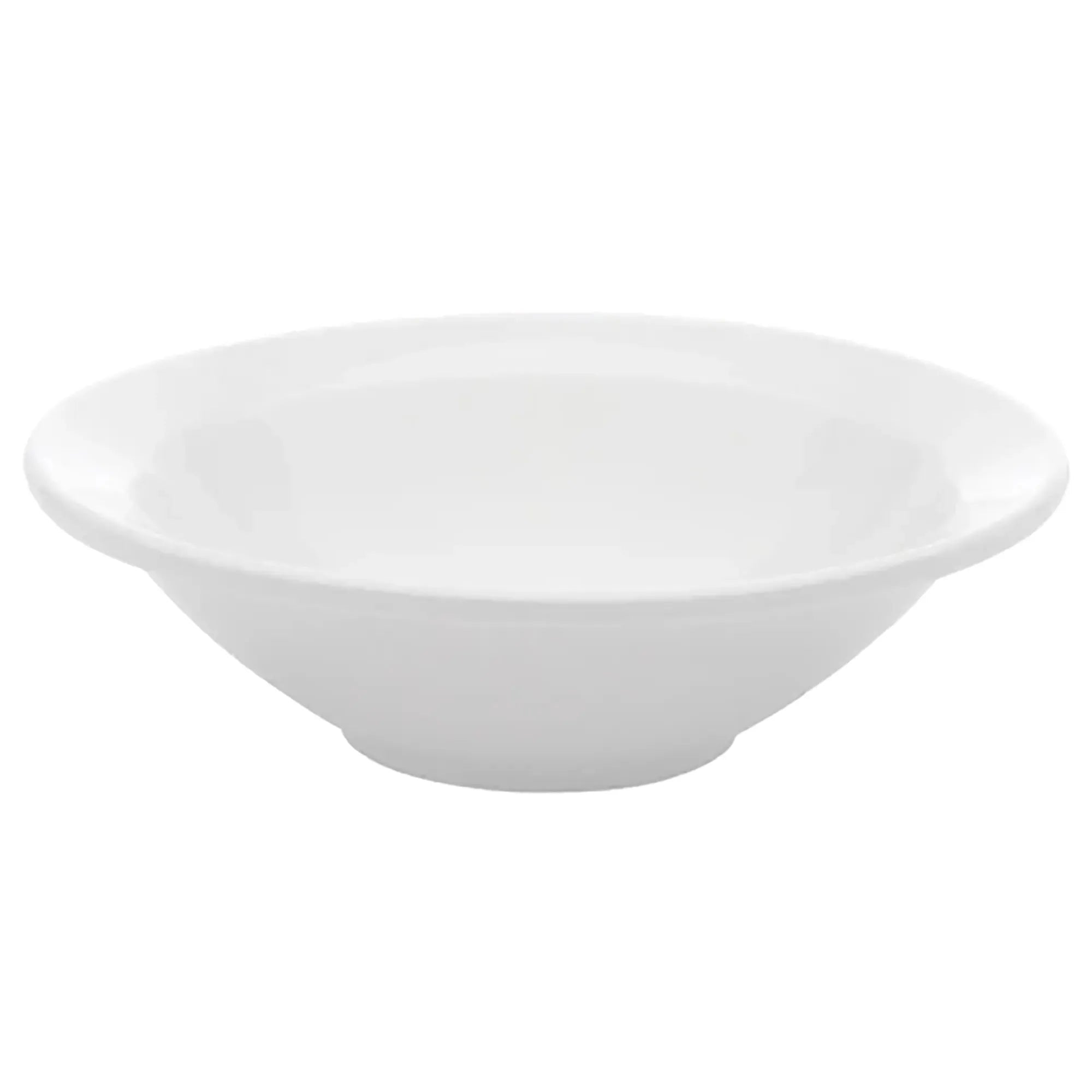 Browne PALM White Porcelain Fruit Bowl (Pack of 12) - Various Sizes-Phoenix Food Equipment