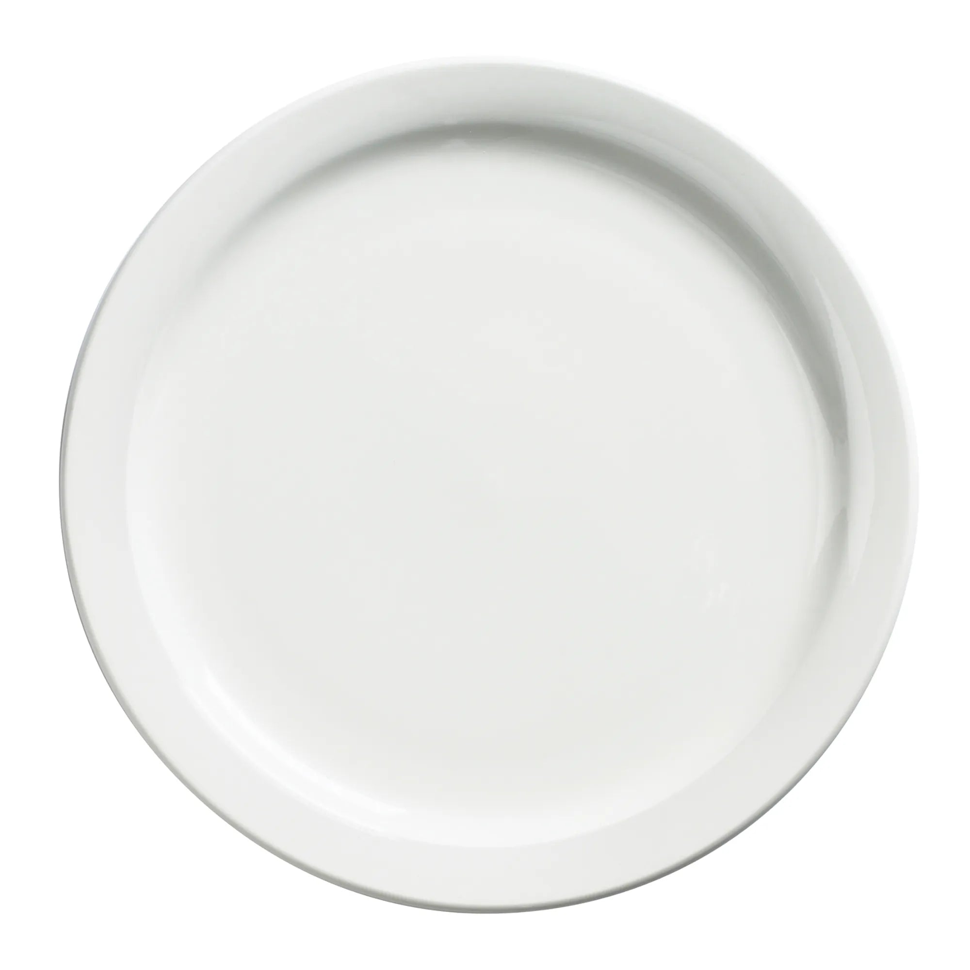 Browne PALM White Porcelain Plate (Pack of 12) - Various Sizes-Phoenix Food Equipment