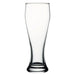 Browne PILSNER clear glass wheat-style beer glass with curved tall body, pack of 12, second size option