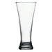 Browne PILSNER clear glass beer glass with tall flared body and heavy pedestal base, pack of 12, first size